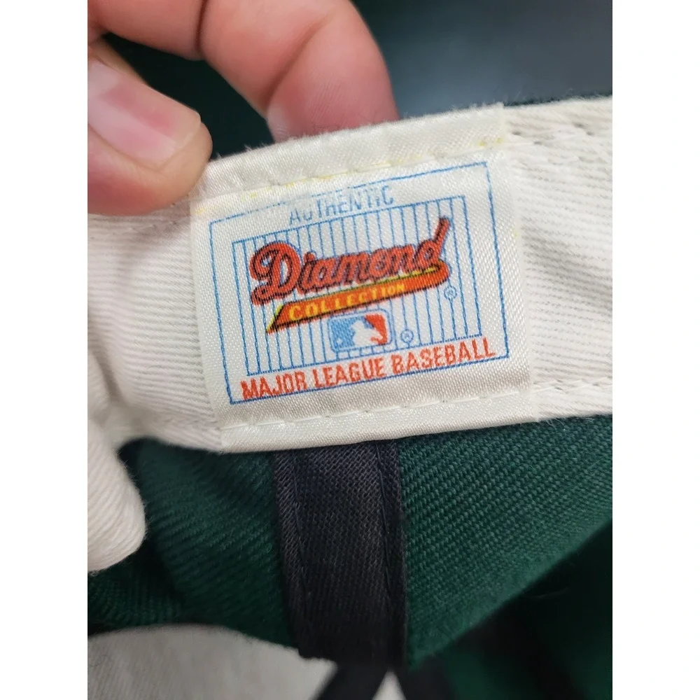 New Vintage RARE Oakland A's Athletics New Era Hat 7 5/8‎ Made USA READ***